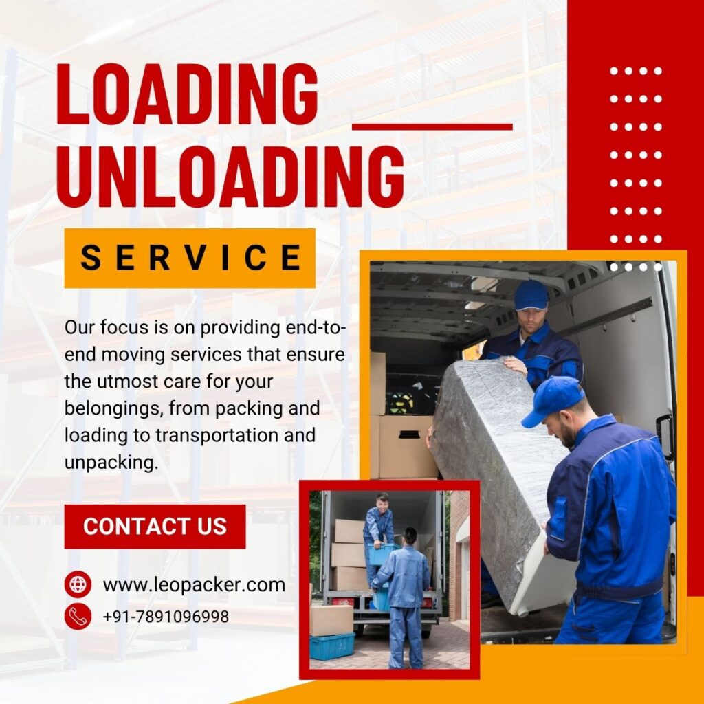 Leo Packers and Movers loading unloading